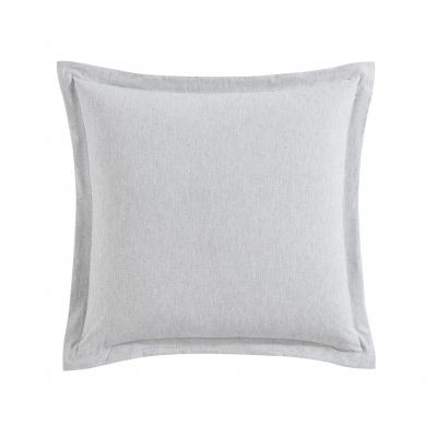 Private Collection Subi Grey Yarn Dyed Jacquard European Pillowcase 65x65cm | Grey